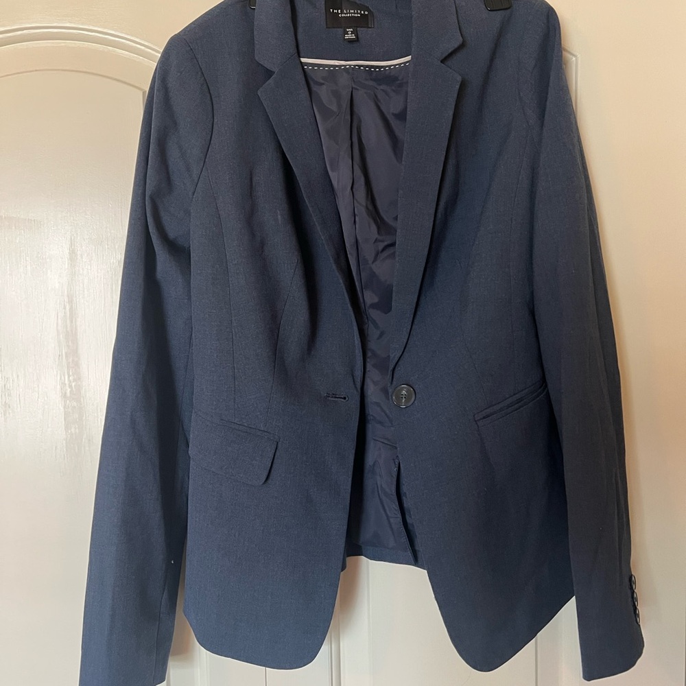 The Limited Blue Blazer with Tailored Fit and Cassidy fit matching pant